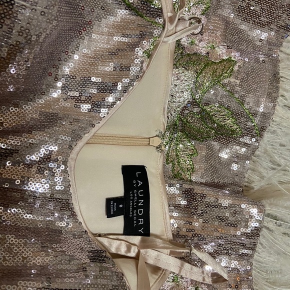 Laundry by Shelli Segal rose gold NWT sz 8 - Picture 5 of 13
